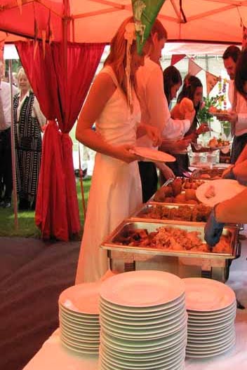 wedding hog roasts salads